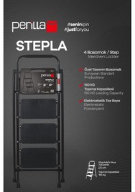 Resim Perilla Stepla 4 Basamaklı Merdiven 