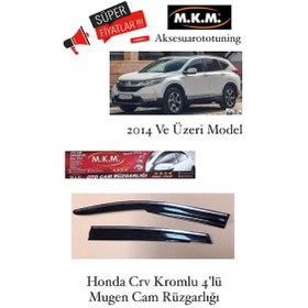 Resim Honda Crv Kromlu 2014 Ve Üzeri 4'Lü Mugen Cam Rüzgarlıgı 