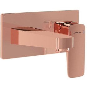 Resim Artema Root Square A4273826 Ankastre Sıva Üstü Lavabo Bataryası Bakır 