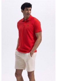 Resim Ellesse Erkek Polo Yaka T Shirt Em460-rd Kırmızı Kırmızı 