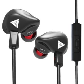Resim Qkz Vk3 Geometrik Yıldız Modelleri Çoklu Yüzeyli Müzik Kulaklıklar, Mikrofon Sürümü 