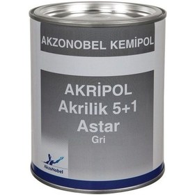 Resim AkzoNobel Akripol 2k 5+1 Akrilik Astar Gri GL 1 Litre 