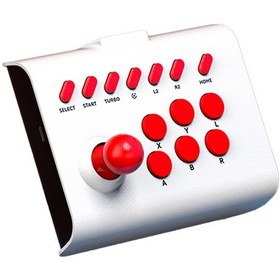 Resim Winex Bsp-y01 Joystick Switch Retro Oyun Konsolu Joystiği Kırmızı 