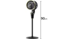 Resim AyrStore 90CM Ultra Sessiz Ayaklı Vantilatör Uzaktan Kumandalı 360 Denerece Dönüş, Dijital Ekranlı 