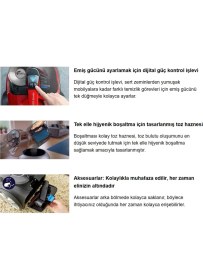 Resim Philips Turbo Başlıklı Torbasız Süpürge, Olağanüstü Çekiş Gücü - Hepa Filtreli 7000 Serisi Powerpro Max Triactive Başlıklı Yüksek Performanslı Toz Torbasız Elektrikli Süpürge FC9749+TURBO 