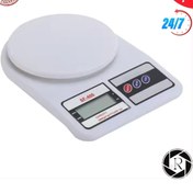 Resim teknotrust Dijital Hassas Tartı, Mutfak Terazisi, 10 Kg, Beyaz, Hassas Ölçüm 