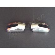 Resim Markadan Mercedes ml W164 Krom Ayna Kapağı 2005-2011 2 Parça Paslanmaz Çelik 