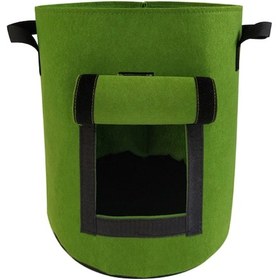 Resim Singree Patates Yetiştirme Torbası - Nefes Alabilir, Taşınabilir Ve Pencereli Sebze Dikim Çantası 