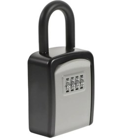 Resim Geeksen Taşınabilir Şifreli Çelik Anahtar Kutusu - Abs Malzeme, Su Geçirmez, Duvara Monte 