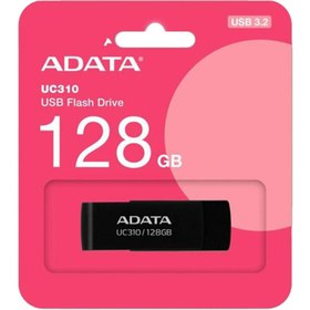 Resim Adata UC310-128GB 128GB USB3.2 Gen1 Siyah Flash Bellek 