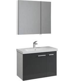 Resim Denko Terra 80 Cm Mdf Banyo Dolabı Takımı Çok Renkli 