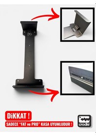 Resim Ps5 Pro & Fat İçin Masa Altı Montaj Standı Yerden Tasarruf Sağlar Rahat Hava Akışı 