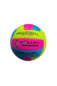Resim Unes Çok Renkli Voleybol Topu + Pompa Hediyeli | Dayanıklı Yapı | Kapalı & Açık Alan Kullanımı 