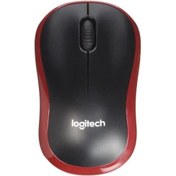 Resim LOGITECH M185 NANO MOUSE KABLSZ BLACK/RED 910-002237 