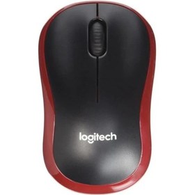 Resim LOGITECH M185 NANO MOUSE KABLSZ BLACK/RED 910-002237 
