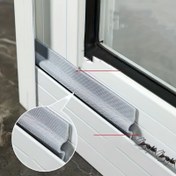 Resim 299.72/599.95cm Pencere Rüzgar Kesici Köpük Kapı Contası Şerit Kendinden Yapışkanlı, Pencere Yalıtım Bandı ve Kapı Yanı Hava Şeridi Ses Yalıtımı, Kapı Altı Süpürme Gürültü Boşluğu Engelleyici 