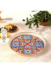 Resim Emsan Solemar Emaye Tepsi 31 Cm Eskitme Kahverengi 