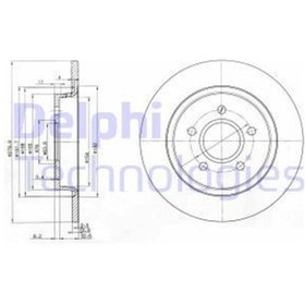 Resim DELPHI BG3897C Fren 1223540 (WF246531) (Fiyat:2 Adet İçindir) 