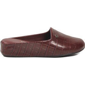 Resim Pierre Cardin Bordo Kadın Ev Terliği PC-55373 Z 