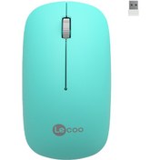Resim Lecoo WS214 Kablosuz 1200DPI 3 Tuşlu Optik Mouse Turkuaz 