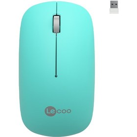 Resim Lecoo WS214 Kablosuz 1200DPI 3 Tuşlu Optik Mouse Turkuaz 