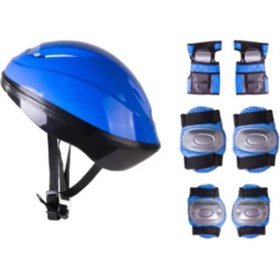 Resim Cool Wheels Kask Dizlik Dirseklik Seti Mavi 