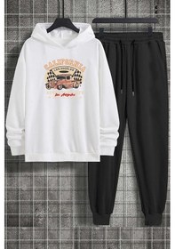 Resim Uyguntarz Unisex California Eşofman Takımı Beyaz 