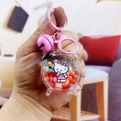 Resim Silver1 Gıoıo Yeni Sevimli Kedi Pençe Çapraz Giyinme Kurumi Bebek Araba Anahtarlık Büyük Kulak Köpek Çift Okul Çantası Hediye Anahtarlık Kolye (Yurt Dışından) 