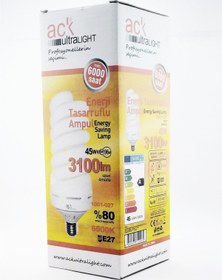 Resim Ack 45w Enerji Tasarruflu Ampul Beyaz Işık E27 