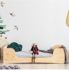 Resim Markaawm Markaawm Montessori Yatak Ahşap Bebek Karyola Çocuk Yatak 