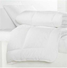 Resim Sarev Silikon Çift Kişilik %100 Pamuk Ranforce Yorgan 195 215 Cm Beyaz 