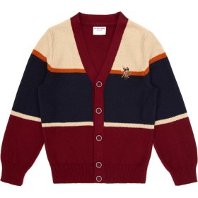 Resim U.s. Polo Assn. Erkek Çocuk Bordo Hırka (Triko) 50317116-VR014 