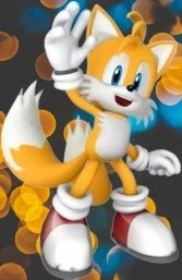 Resim Ayaklı Pano Sonic Boom 33x24 Miles Tails Masa Dekoru Çocuk Odası Dekoru Turuncu Diğer 