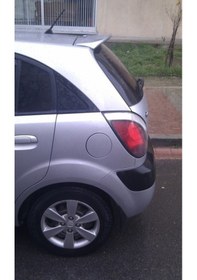 Resim Kia Rio Mk2 Cam Üstü Spoyler 2005 2011 Parlak Siyah İthal Plastik 