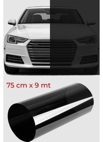 Resim Cam Filmi Siyah Amerikan Çizilmez Koyu Ton 75 Cm X 9 Metre 