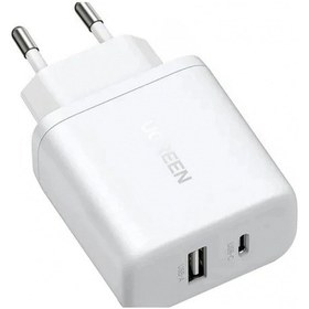Resim Ugreen 20w 2 Portlu Hızlı Şarj Cihazı, 1xusb-a, 1x Usb-c 
