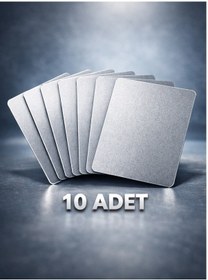 Resim Rfgate Nfc Dijital Kartvizit Ntag213 Silver - 10 Adet 