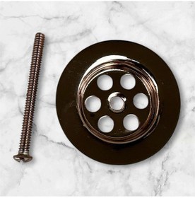 Resim İsaoğlu Yapı Bakır Lavabo Sifonu Bakır Lavabo Gideri Bronz Süzgeç Bütün Lavabolara Uygun Sifon Bakır 