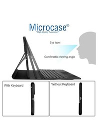 Resim Microcase Lenovo Tab Tb311fu 2025 10.1 Uyumlu Bluetooth Touchpad Klavye+bluetooth Mouse+standlı Kılıf-bkk7 Tablet Kılıfı 