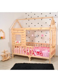 Resim Markaawm Markaawm Montessori Yatak Çocuk Odası 90X190 Karyola Bebek Beşik Akçaağaç 