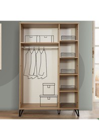 Resim Noce Genç Odası, Dolap Karyola Çalışma Masası Komodin (504449783) Ceviz 