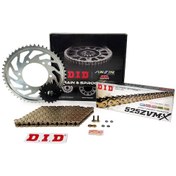 Resim Zincir Dişli Seti Ducatı Panıgale 1199cc Zincir: Dıd-525zvm-x Gold-104 Ön : Jt 15t Arka: Sunstar 39t 2012-2015 