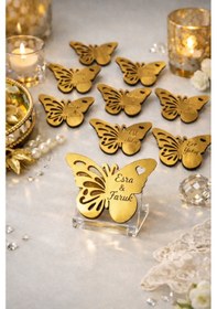 Resim Magnet Kişiye Özel 25 Adettir Şık Ve Modern Kelebek Temalı No 026 
