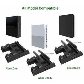 Resim Xbox One Dik Tutma Standı Fanlı Ikli Şarjlı Göstergeli Dock Xbox One X S 