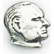 Resim Gümüş Atatürk Portresi Rozet Tg034 Altınsepeti Beyaz 