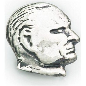 Resim Gümüş Atatürk Portresi Rozet Tg034 Altınsepeti Beyaz 