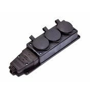 Resim Skygo Kauçuk 220V Uzatma 3'lü Priz 