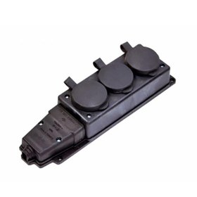 Resim Skygo Kauçuk 220V Uzatma 3'lü Priz 