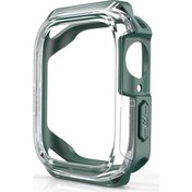 Resim iOS Uyumlu Watch Serisi 9/8/7 45mm Şeffaf İki Renkli Koruyucu Kılıfı 