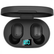Resim OWWOTECH E6s True Kablosuz Kulaklık Dijital Göstergeli Bluetooth Kulaklık 5.0v-siyah Renk 